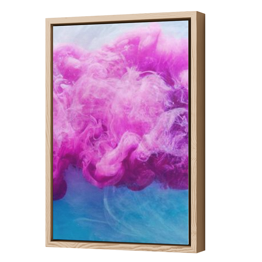 Thumbnail for Canvas - Wood Grain Floating Frame