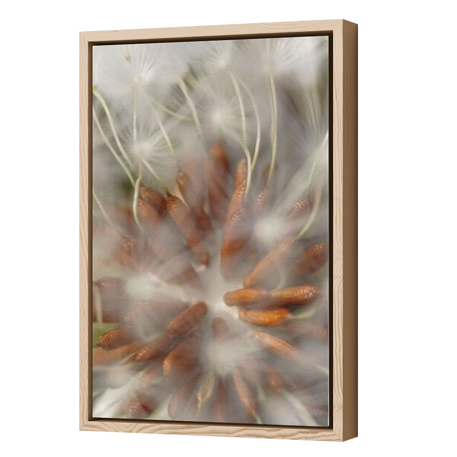 Thumbnail for Canvas - Wood Grain Floating Frame