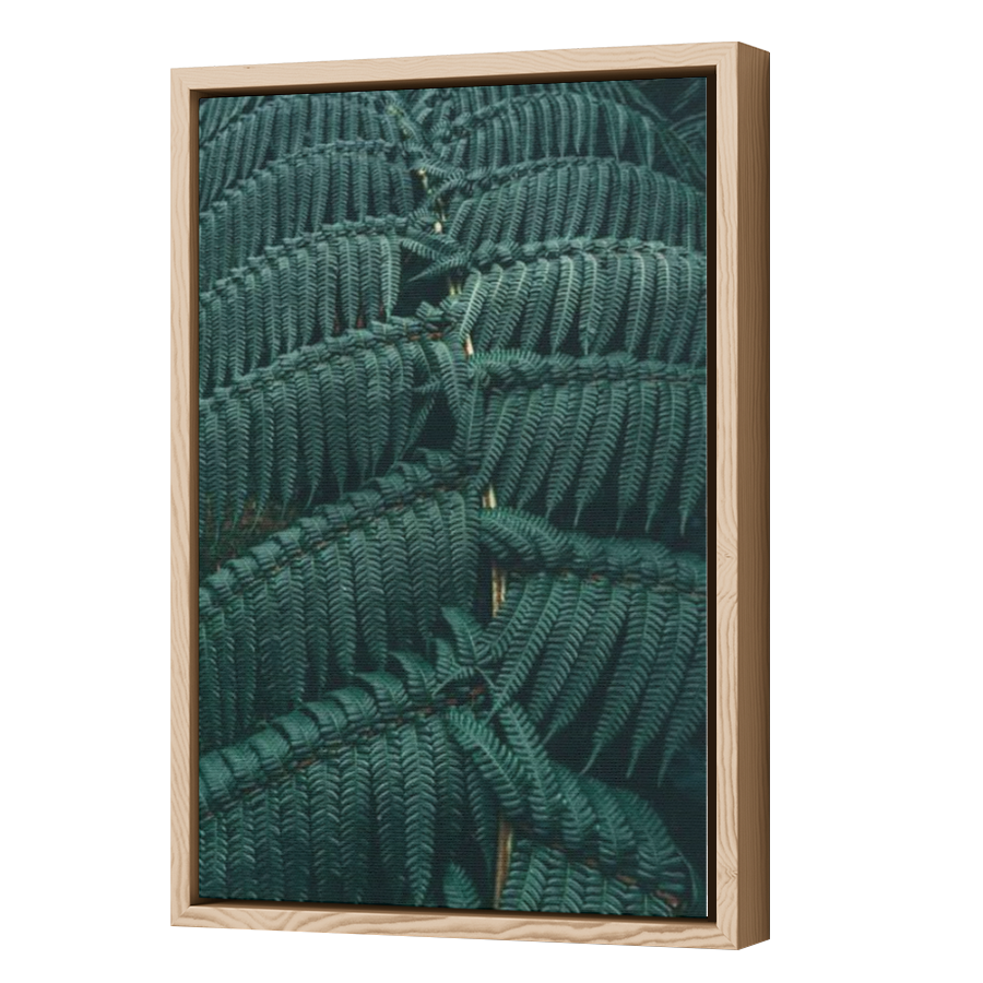 Thumbnail for Canvas - Wood Grain Floating Frame