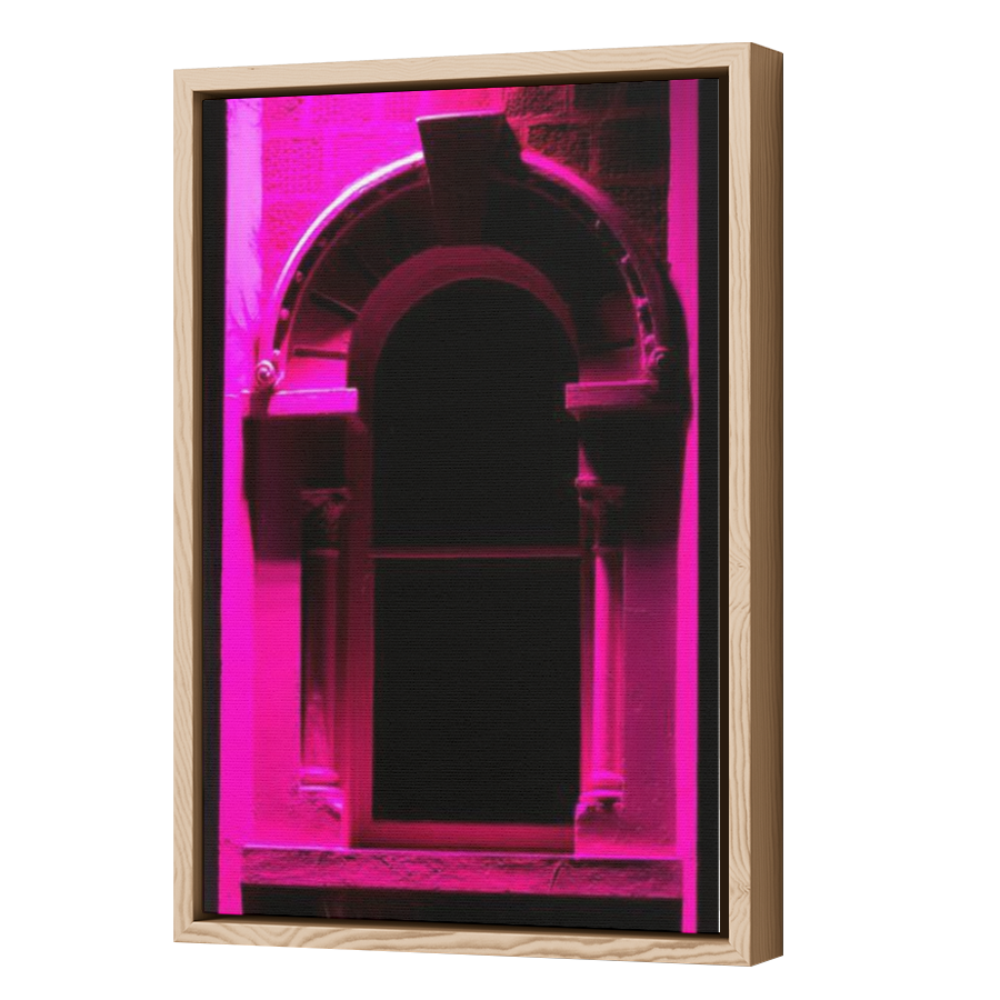Thumbnail for Canvas - Wood Grain Floating Frame