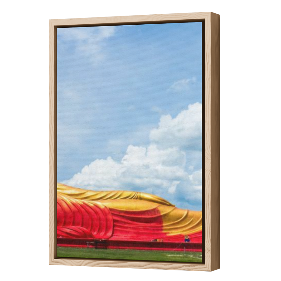 Thumbnail for Canvas - Wood Grain Floating Frame