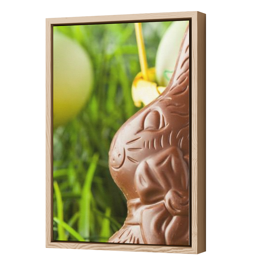 Thumbnail for Canvas - Wood Grain Floating Frame