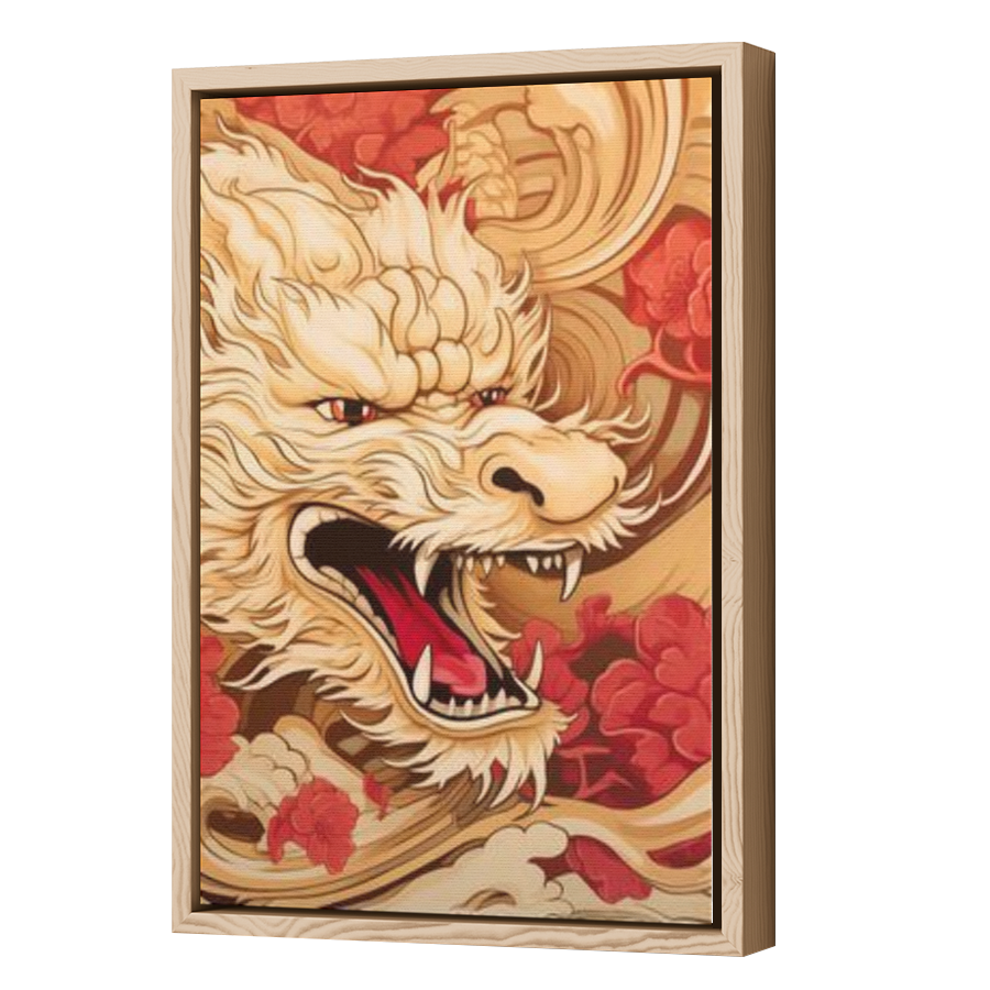 Thumbnail for Canvas - Wood Grain Floating Frame