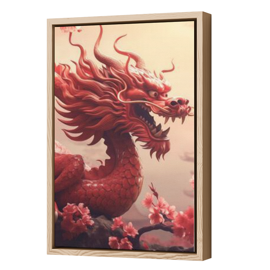 Thumbnail for Canvas - Wood Grain Floating Frame