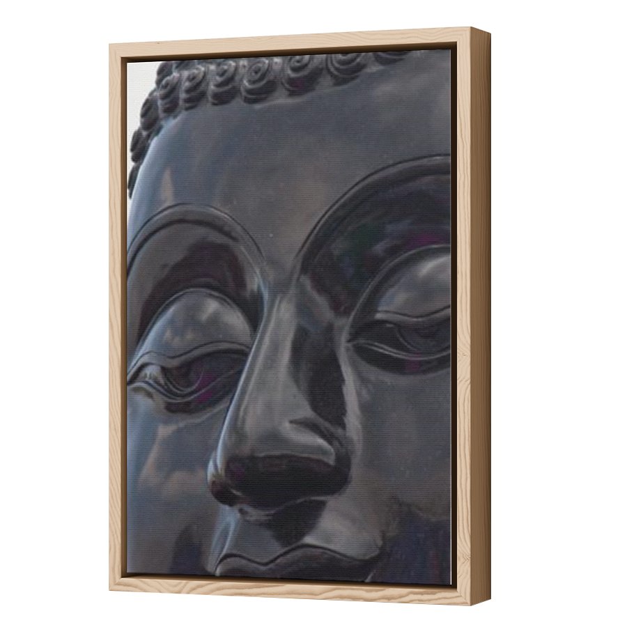 Thumbnail for Canvas - Wood Grain Floating Frame