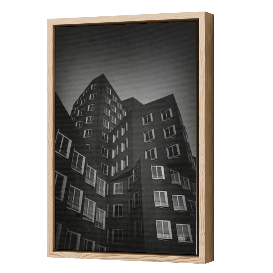 Thumbnail for Canvas - Wood Grain Floating Frame