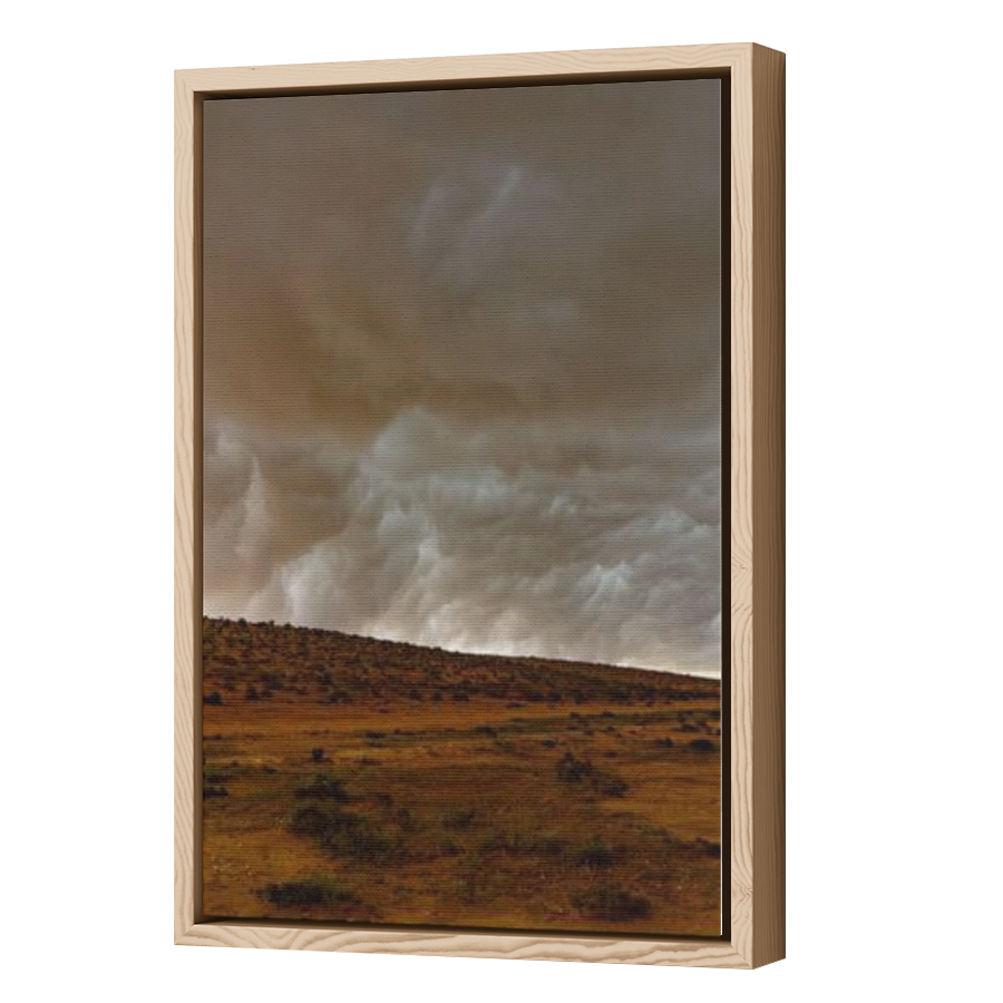 Thumbnail for Canvas - Wood Grain Floating Frame