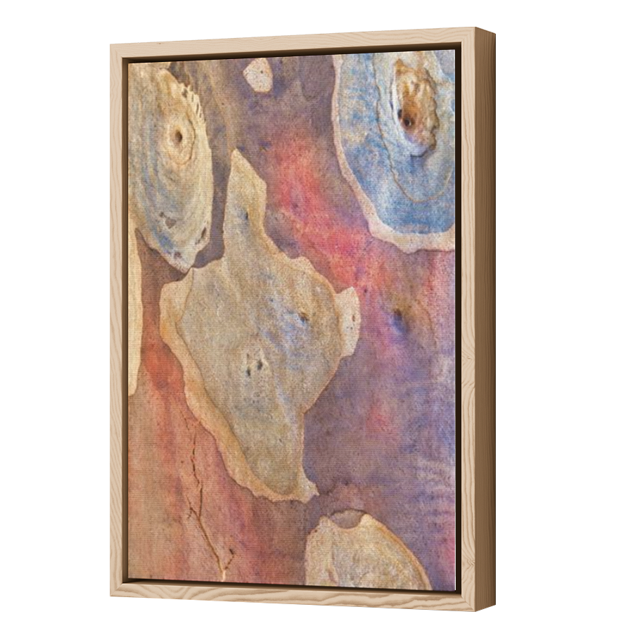 Thumbnail for Canvas - Wood Grain Floating Frame