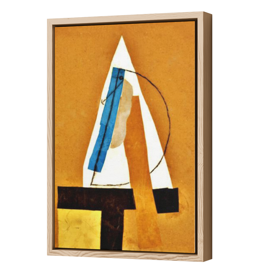Thumbnail for Canvas - Wood Grain Floating Frame