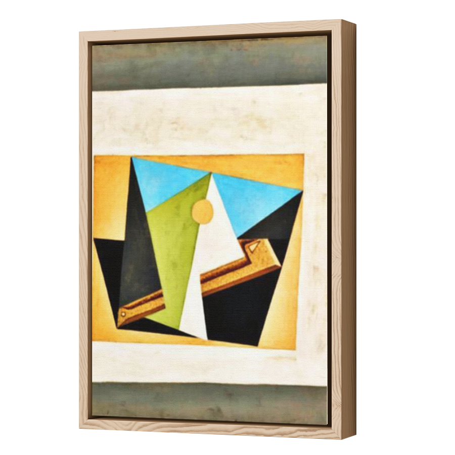 Thumbnail for Canvas - Wood Grain Floating Frame