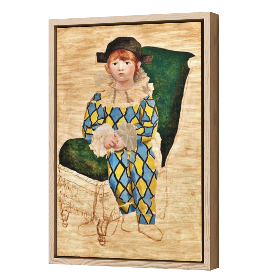 Thumbnail for Canvas - Wood Grain Floating Frame