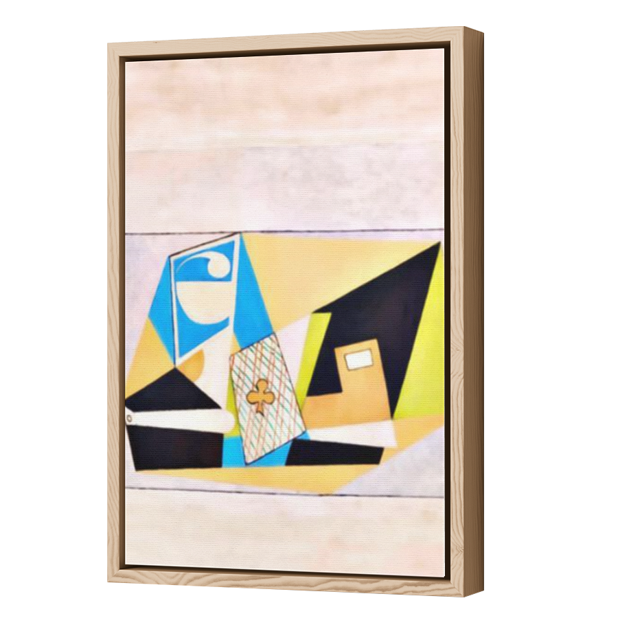 Thumbnail for Canvas - Wood Grain Floating Frame
