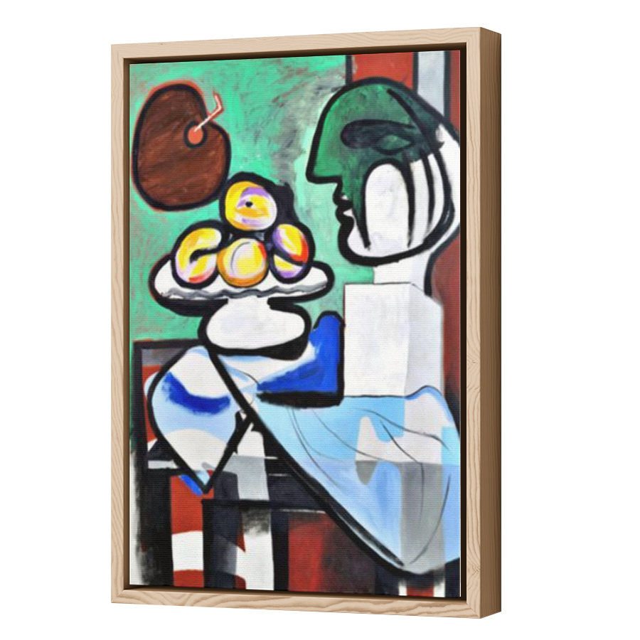 Thumbnail for Canvas - Wood Grain Floating Frame