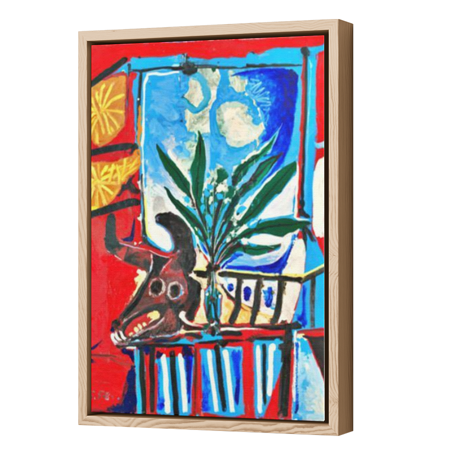 Thumbnail for Canvas - Wood Grain Floating Frame