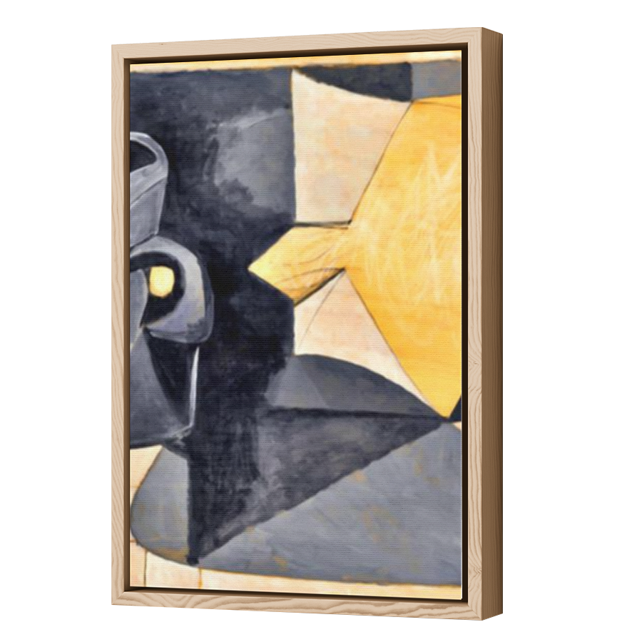 Thumbnail for Canvas - Wood Grain Floating Frame
