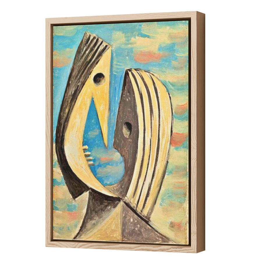 Thumbnail for Canvas - Wood Grain Floating Frame