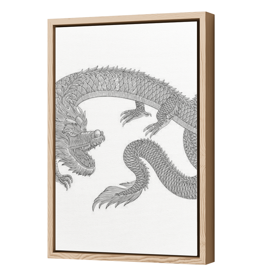 Thumbnail for Canvas - Wood Grain Floating Frame