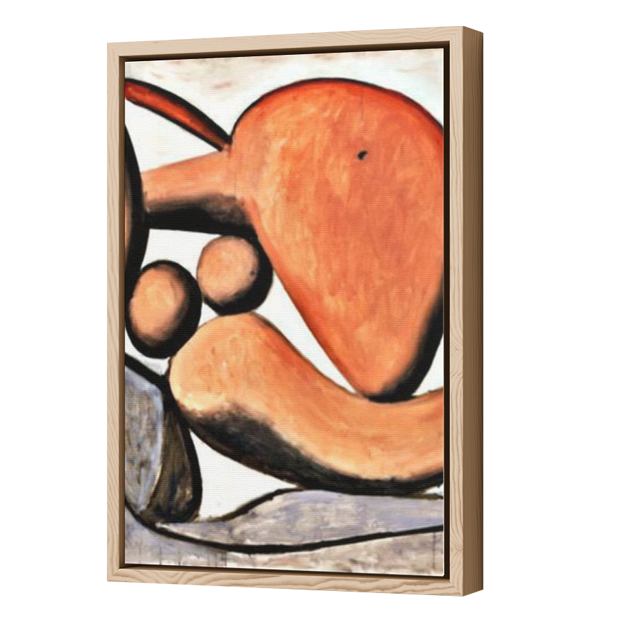 Thumbnail for Canvas - Wood Grain Floating Frame