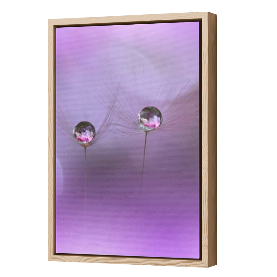 Thumbnail for Canvas - Wood Grain Floating Frame