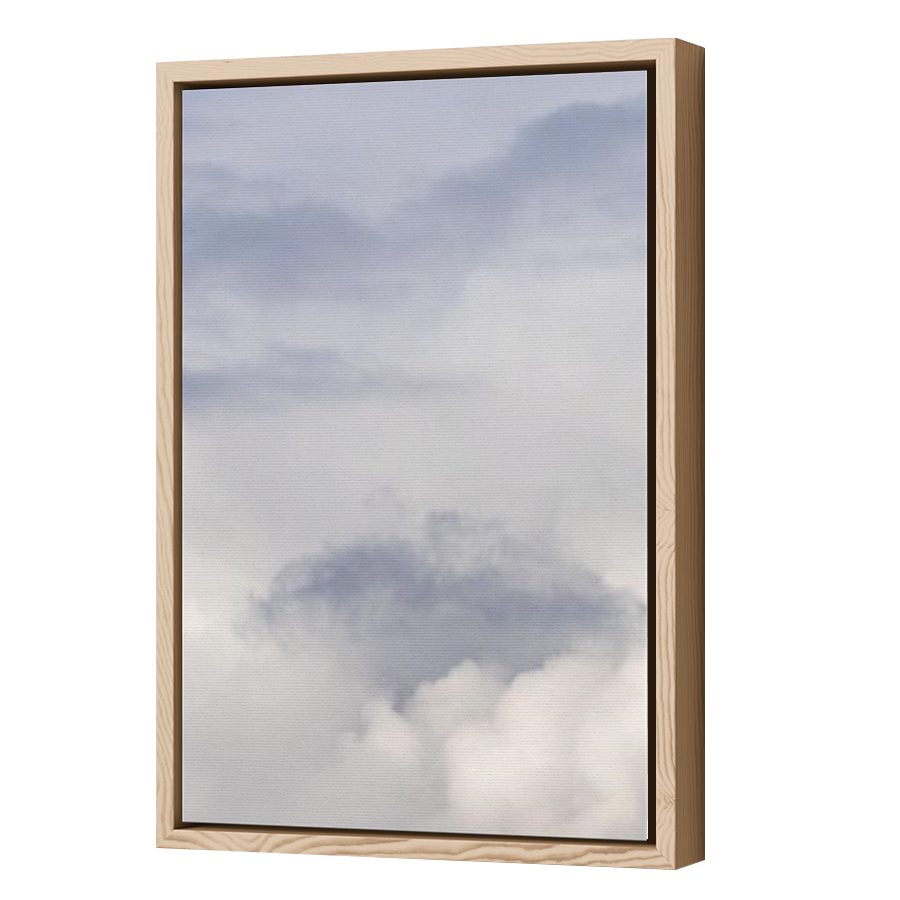 Thumbnail for Canvas - Wood Grain Floating Frame