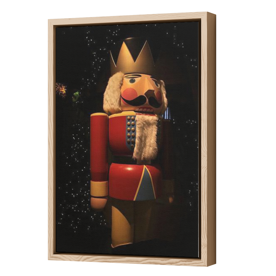 Thumbnail for Canvas - Wood Grain Floating Frame