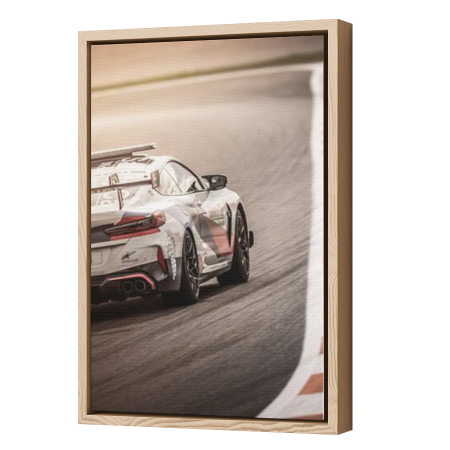 Thumbnail for Canvas - Wood Grain Floating Frame