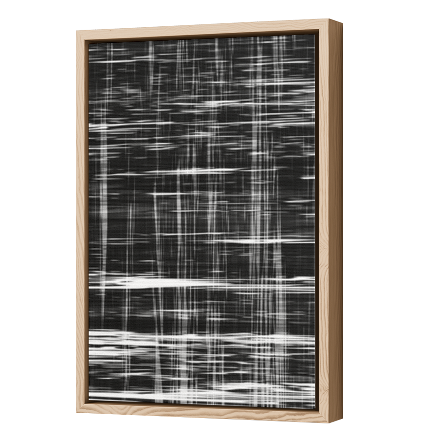 Thumbnail for Canvas - Wood Grain Floating Frame