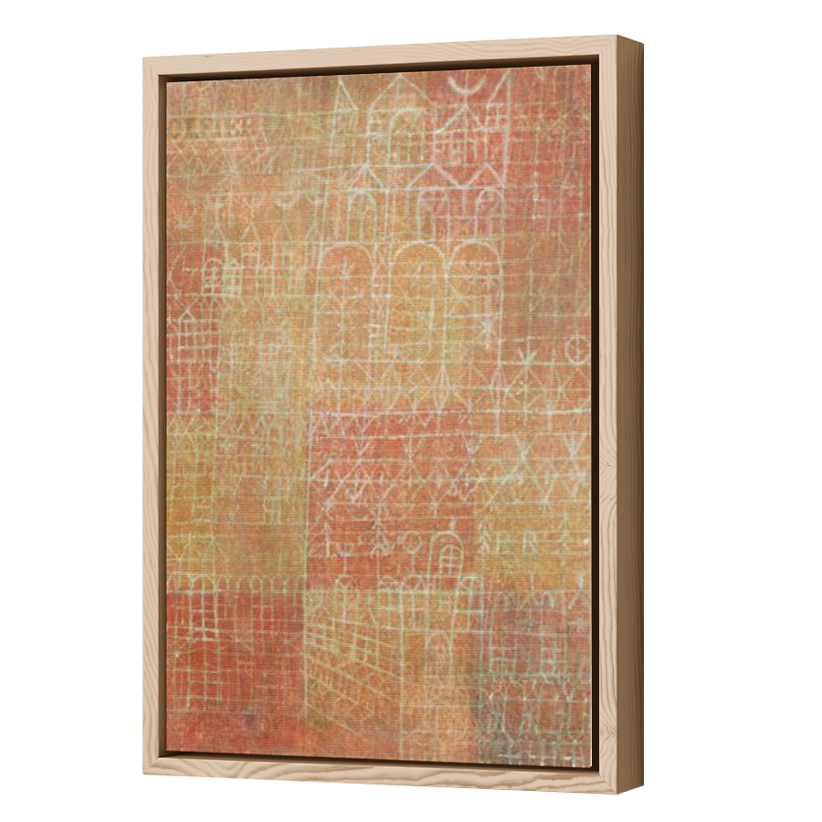 Thumbnail for Canvas - Wood Grain Floating Frame