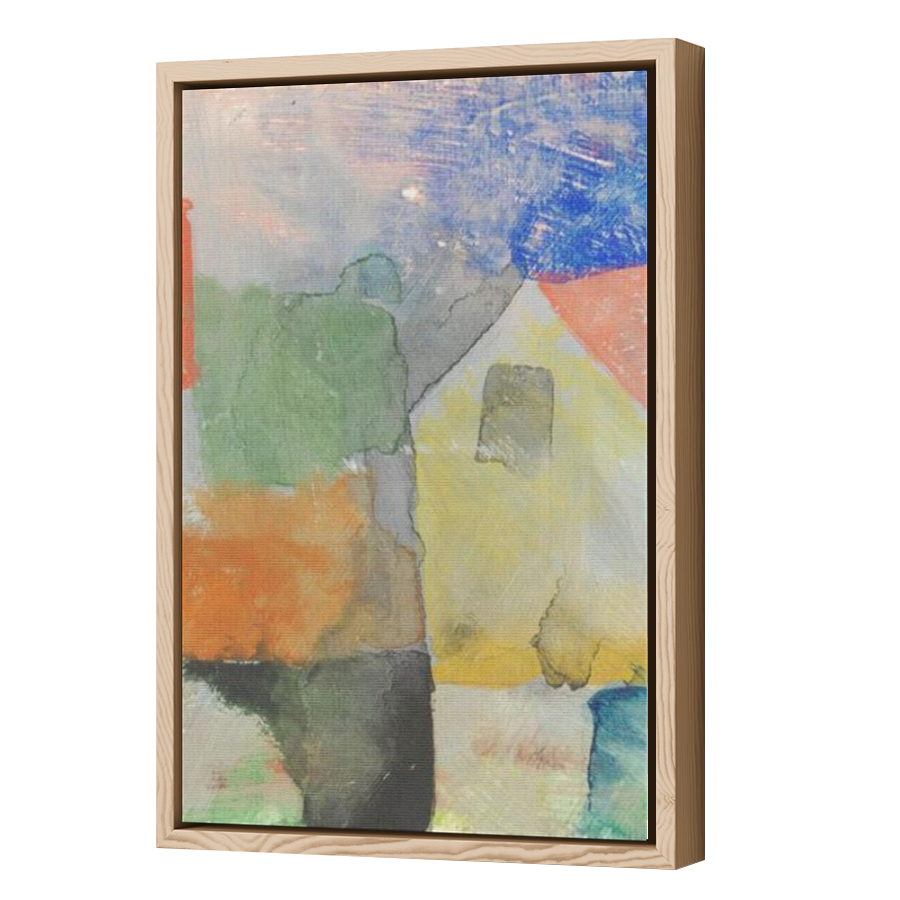 Thumbnail for Canvas - Wood Grain Floating Frame