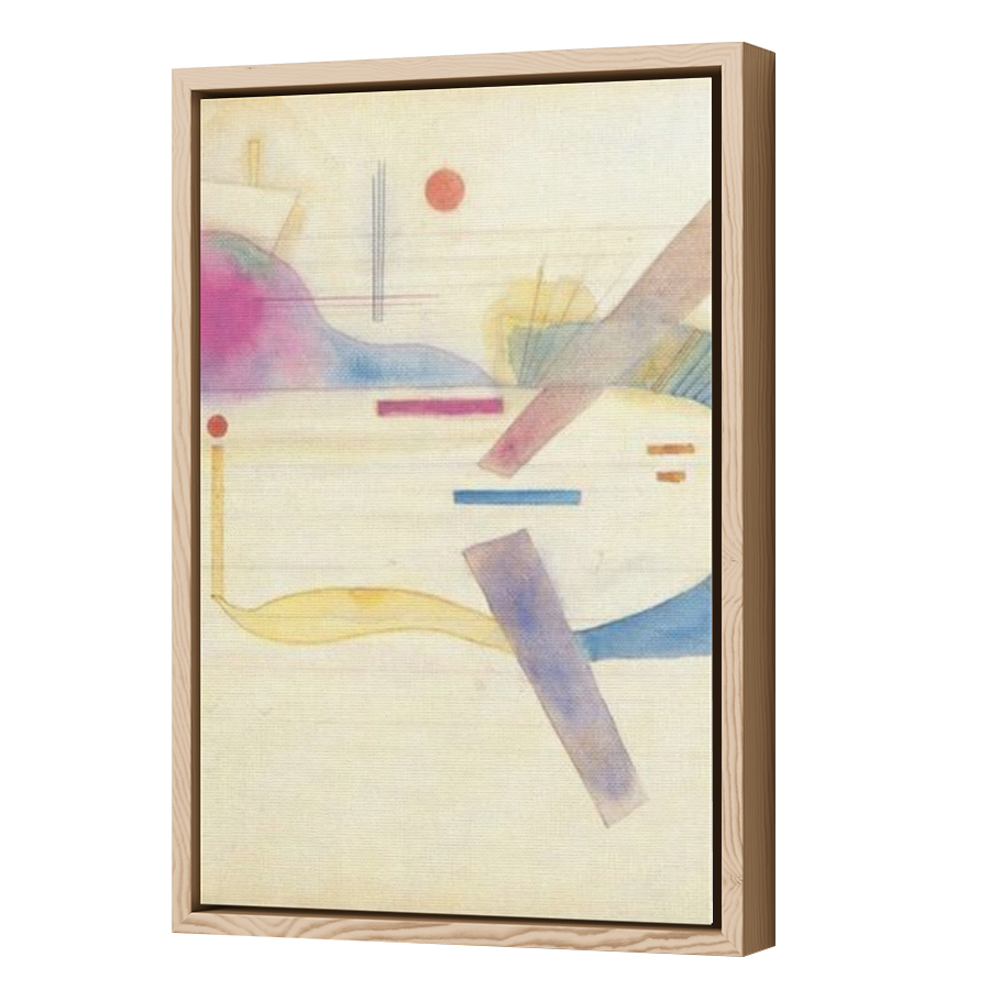 Thumbnail for Canvas - Wood Grain Floating Frame