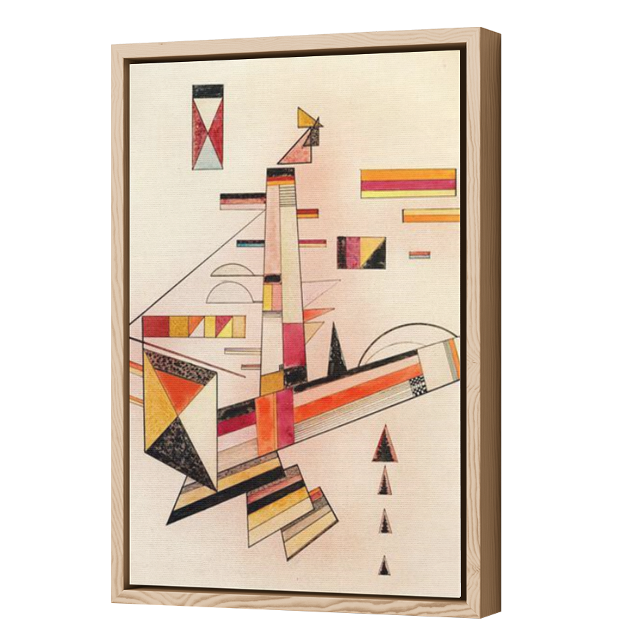Thumbnail for Canvas - Wood Grain Floating Frame