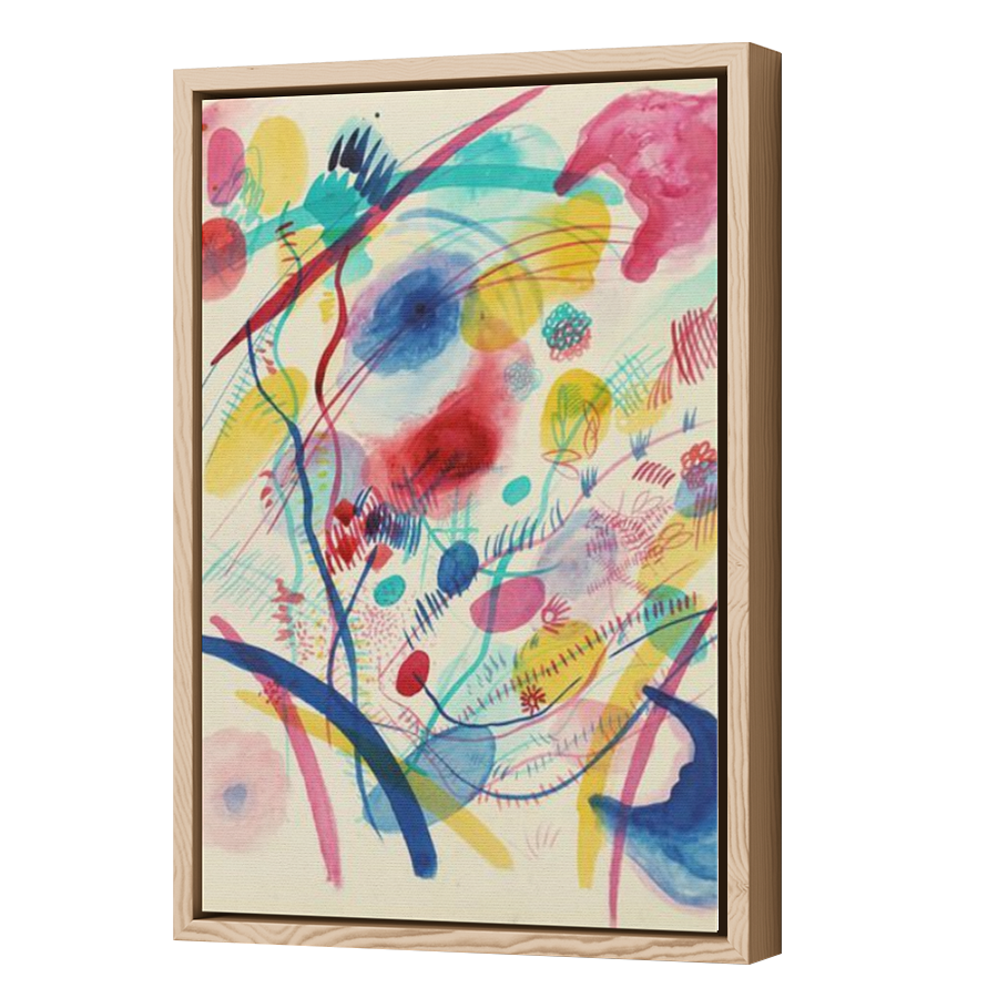 Thumbnail for Canvas - Wood Grain Floating Frame