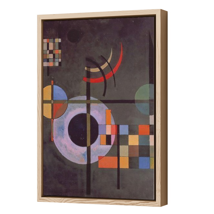 Thumbnail for Canvas - Wood Grain Floating Frame