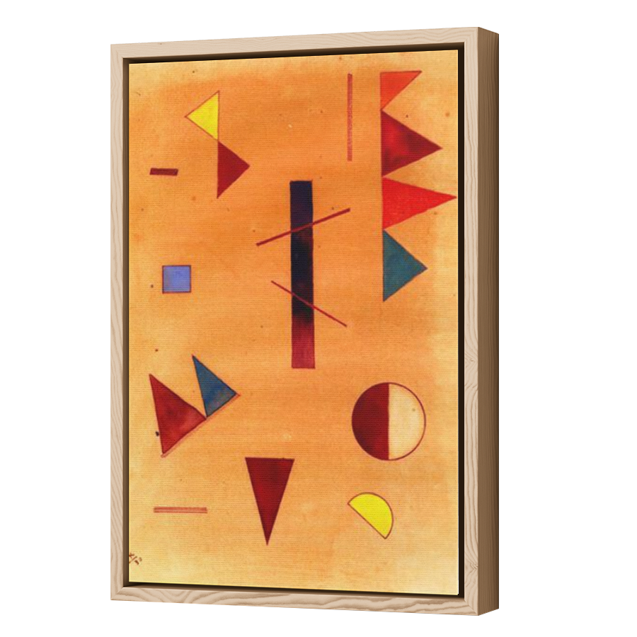 Thumbnail for Canvas - Wood Grain Floating Frame