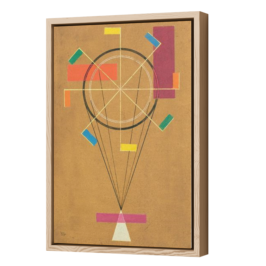 Thumbnail for Canvas - Wood Grain Floating Frame