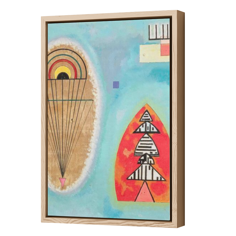 Thumbnail for Canvas - Wood Grain Floating Frame