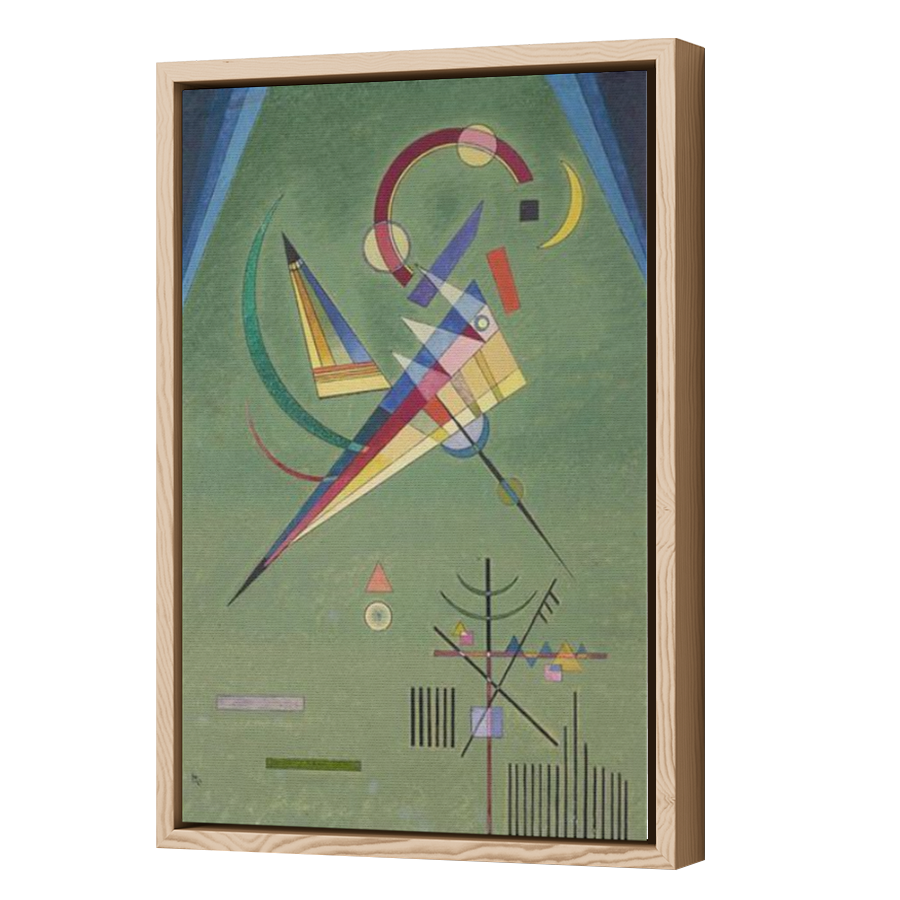 Thumbnail for Canvas - Wood Grain Floating Frame