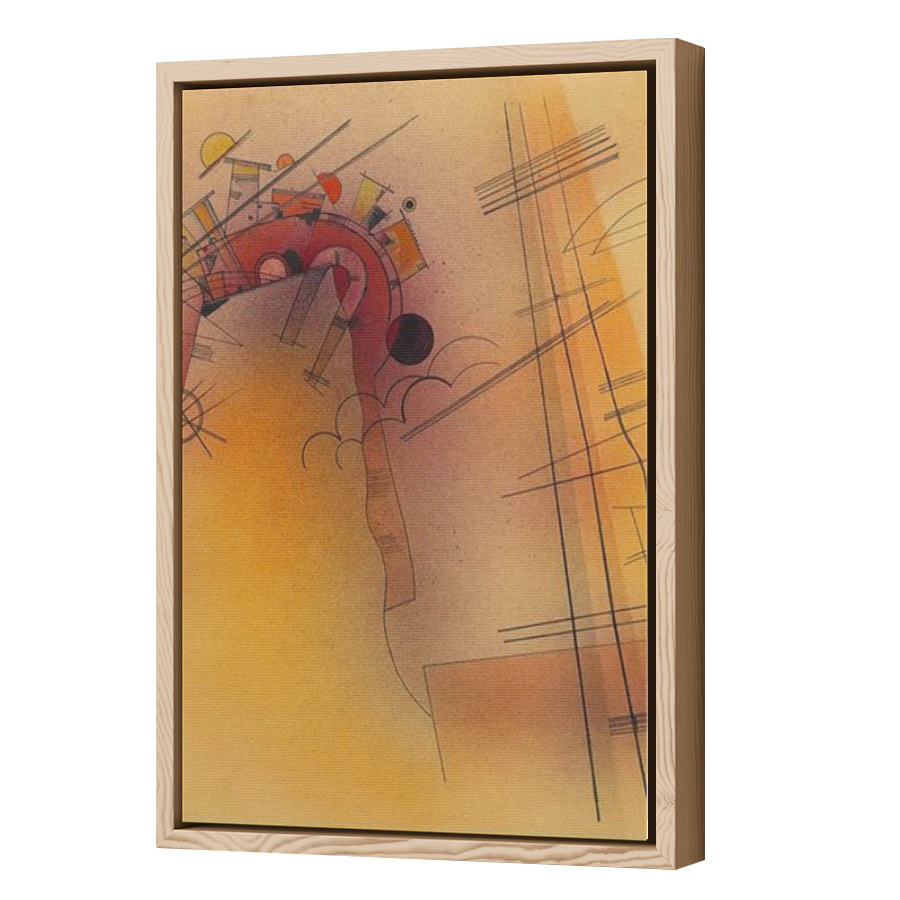 Thumbnail for Canvas - Wood Grain Floating Frame