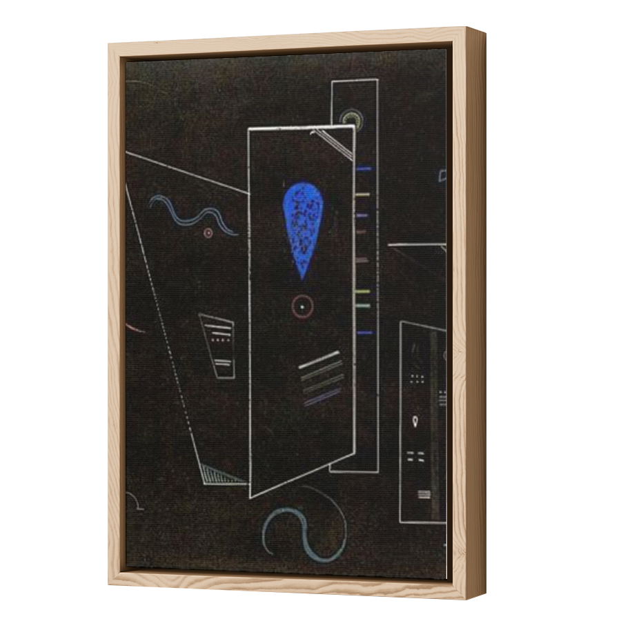 Thumbnail for Canvas - Wood Grain Floating Frame