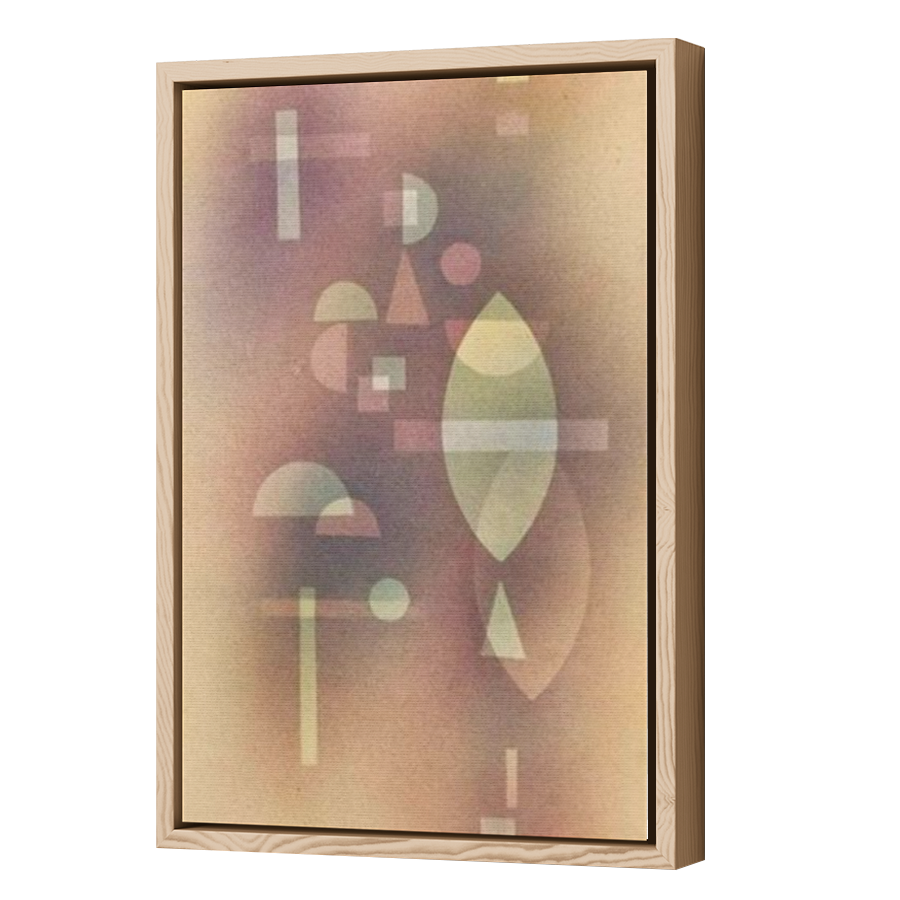 Thumbnail for Canvas - Wood Grain Floating Frame