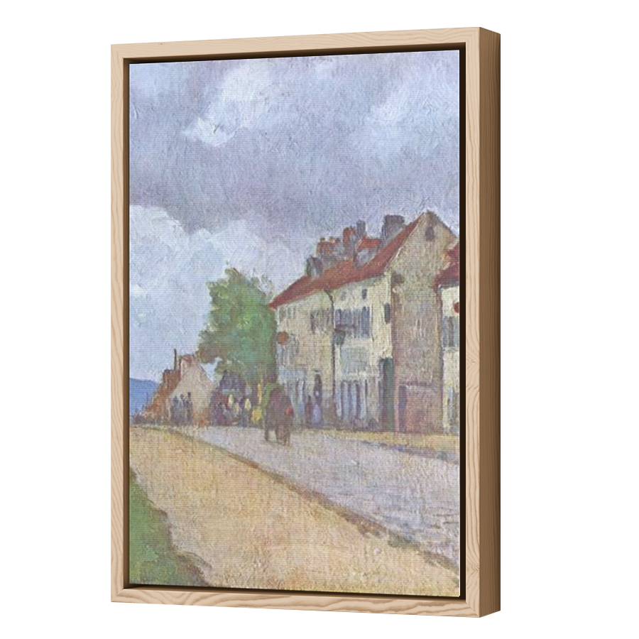 Thumbnail for Canvas - Wood Grain Floating Frame