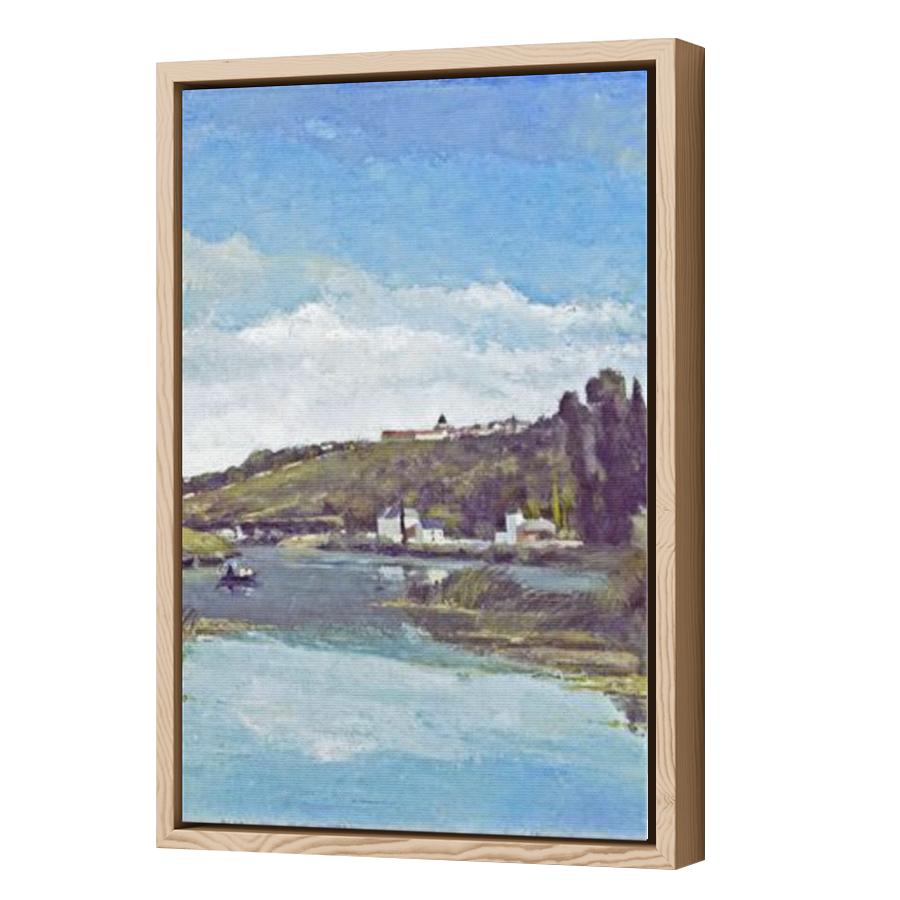 Thumbnail for Canvas - Wood Grain Floating Frame