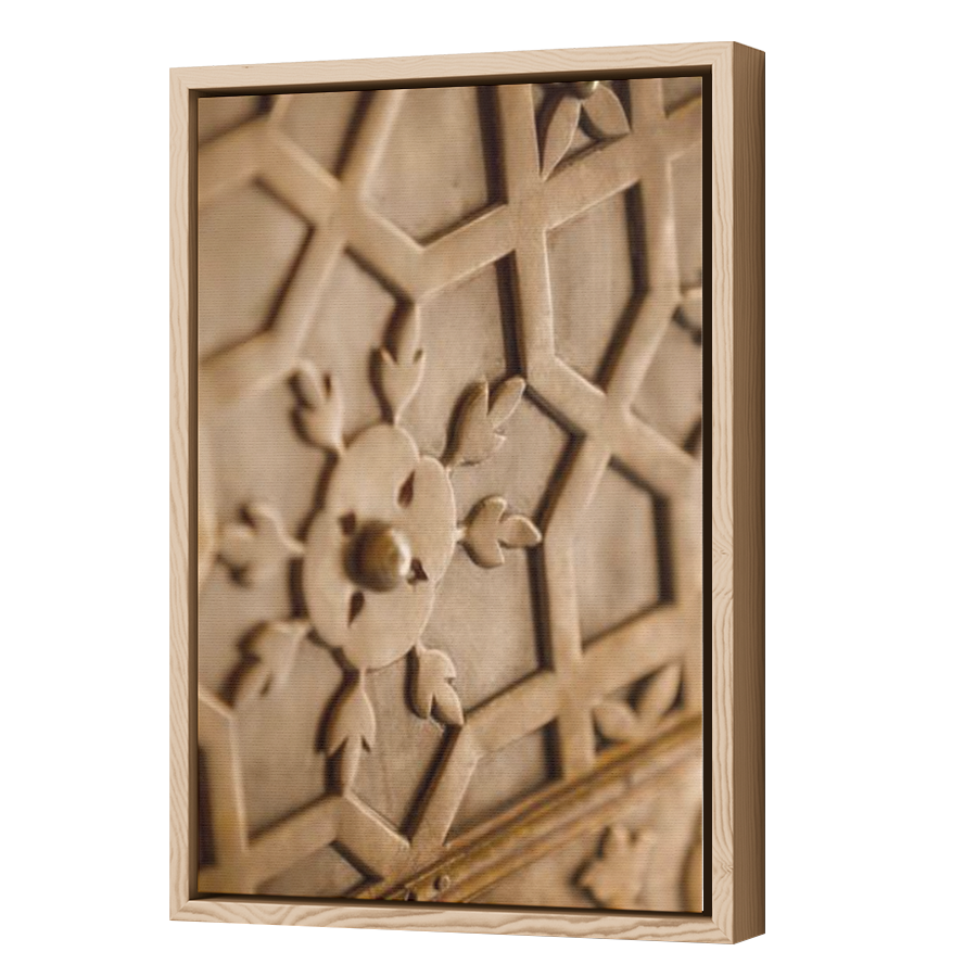 Thumbnail for Canvas - Wood Grain Floating Frame