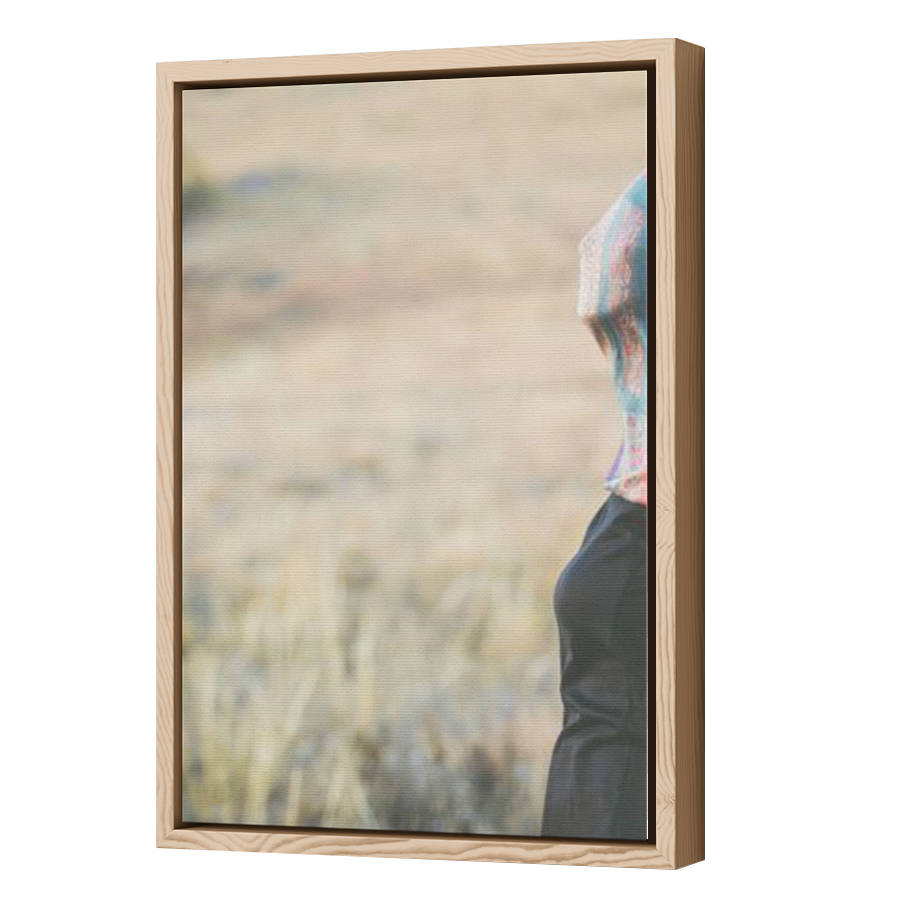 Thumbnail for Canvas - Wood Grain Floating Frame