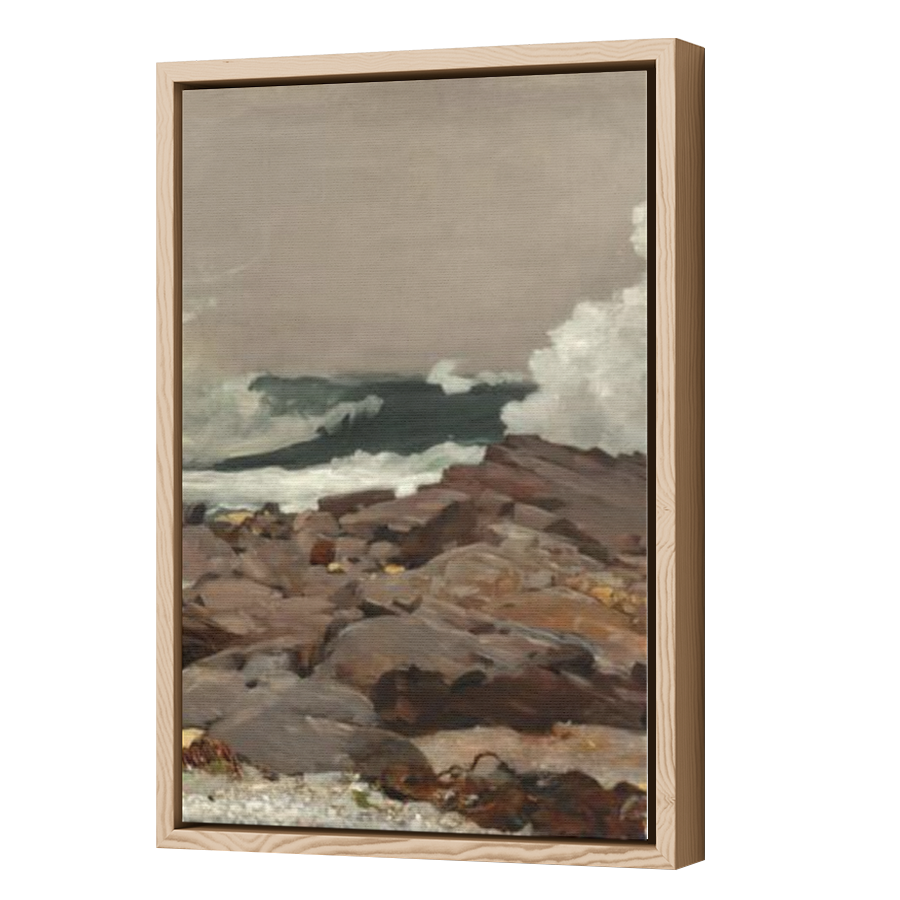 Thumbnail for Canvas - Wood Grain Floating Frame