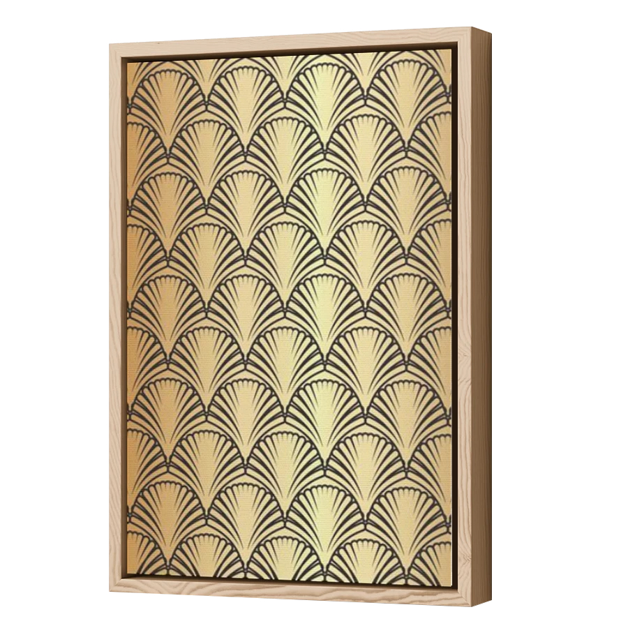 Thumbnail for Canvas - Wood Grain Floating Frame