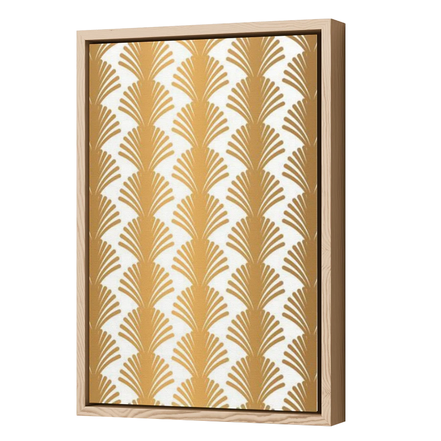 Thumbnail for Canvas - Wood Grain Floating Frame