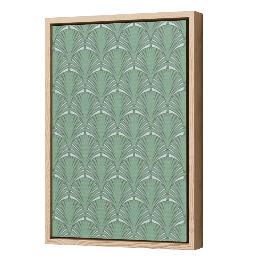 Thumbnail for Canvas - Wood Grain Floating Frame