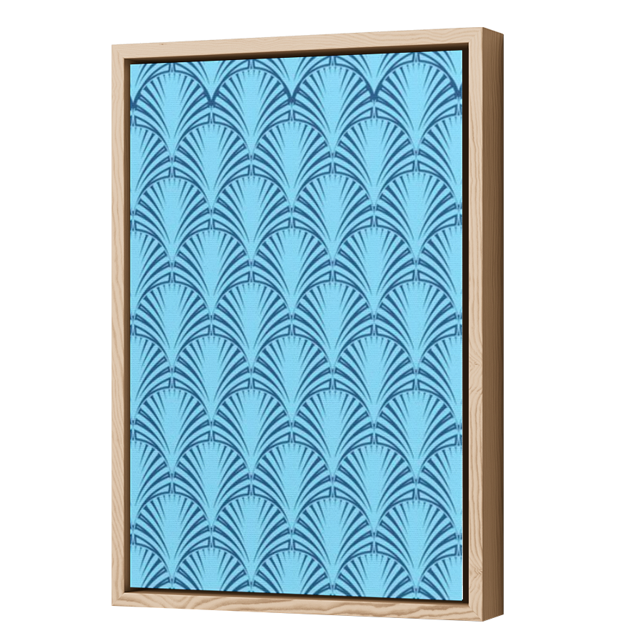 Thumbnail for Canvas - Wood Grain Floating Frame