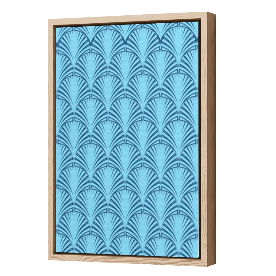 Thumbnail for Canvas - Wood Grain Floating Frame